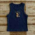 Embroidered Walt Disney Artist Pooh Tank Top, Retro Disney Park Outfit Shirt, Classic Winnie The Pooh Gift Tee