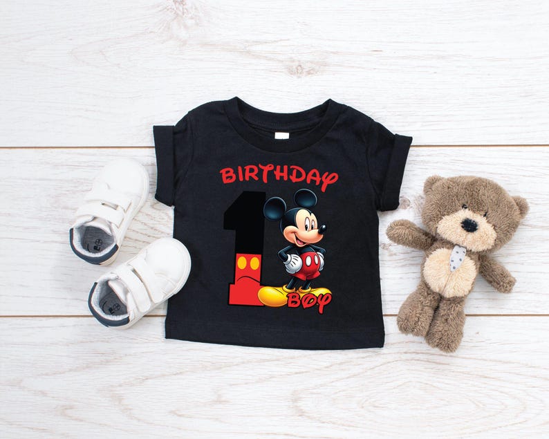 1st Birthday Mickey Shirt, Mickey Birthday Family Tees, Mommy of the Birthday Boy Mickey Mouse, Disney Birthday Gift, Family Disney Matching