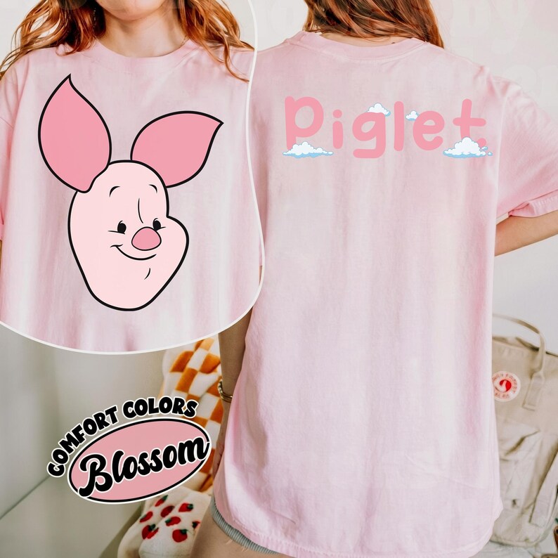 2-Sided Disney Winnie The Pooh Big Face Shirt, Winnie the Pooh Tigger Eeyore Piglet Roo Kanga Owl Shirt, Disneyland Family Matching Shirt